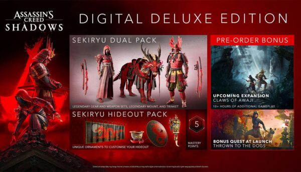Купить Assassin's Creed Shadows - Digital Deluxe Edition ключ